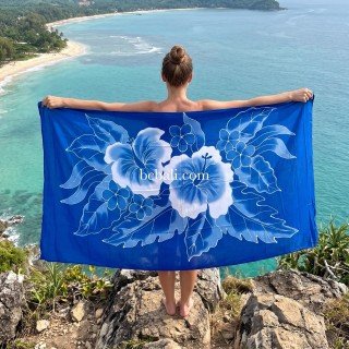 Wholesale Rayon Sarong Hand Painted Made in Bali